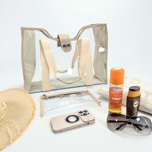 Clear Tote Bolsa Playera